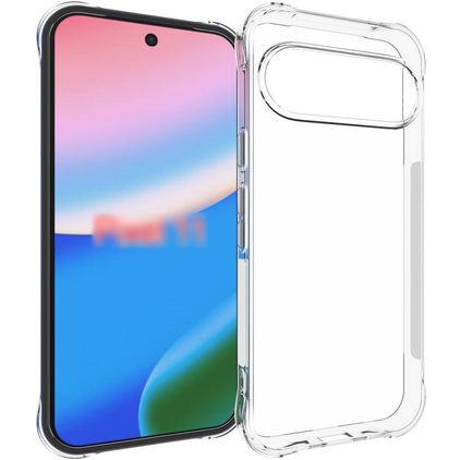 Mobigear Cushion Trasparente Google Pixel 11 TPU flessibile Back cover - Trasparente