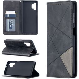 Mobigear Rhombus Slim Samsung Galaxy A32 5G Etui z klapką - Czarny