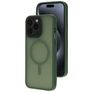 Mobiparts Hardcover iPhone 15 Pro Max MagSafe Hardcase Etui plecki - Satin Green