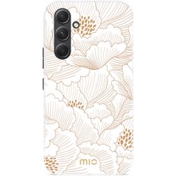 MIO Samsung Galaxy A54 MagSafe Kova Suojakuori - White Roses