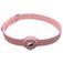 Mobigear Funda Silicona flexible Collar para mascotas Apple AirTag - 23,5 - 47,5 cm - Rosa