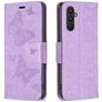Mobigear Butterfly Samsung Galaxy A24 Etui z klapką typu portfel - Fioletowy