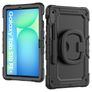 Mobilize Rotating Defender Samsung Galaxy Tab S10 FE Plus Pouzdro Plast / Silikon Zadní kryt + Ramenní popruh + Stojánek - Černá