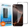 Mobigear Premium iPhone 16 Pro Max Tempered Glass Screen Protector - Case Friendly - Black (3-Pack)
