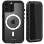 Mobilize Waterproof iPhone 16 Pro Max Resistente à água MagSafe Plástico rígido Capa traseira - Preto