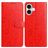 Mobigear Flowers iPhone 17 Capa livro Carteira - Vermelho