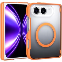 Mobigear Crystal iPhone Duo MagSafe Hardcase Etui plecki - Pomarańczowy