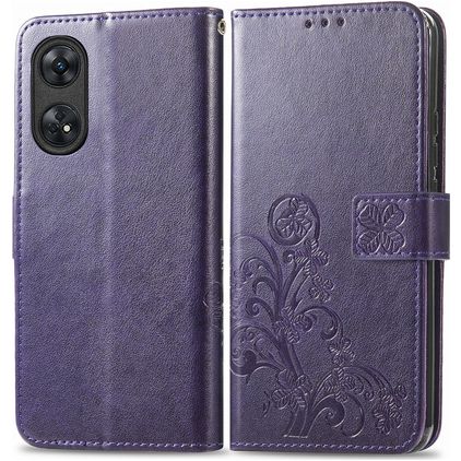 Mobigear Clover OPPO Reno 8T 4G Funda tipo libro Cartera - Morado