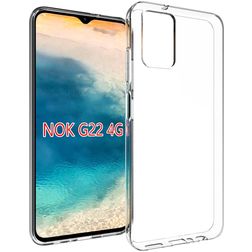 Mobigear Basics Transparentní Nokia G22 Flexibilní TPU Zadní kryt - Průhledná