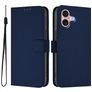 Mobigear Urban Wallet iPhone 16 Etui z klapką typu portfel - Granatowy