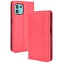 Mobigear Sensation Motorola Edge 20 Lite Wallet case - Red
