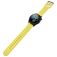 Mobigear Bumpy Silicone Smartwatch Strap Buckle closure - 22 mm - Yellow