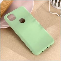 Mobigear Rubber Touch Google Pixel 4a Silikone Bagsidecover - Grøn