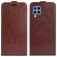 Mobigear Samsung Galaxy M22 Funda con tapa - Marrón
