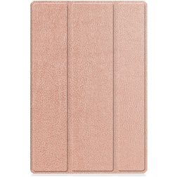Mobigear Tri-Fold Gel Samsung Galaxy Tab A8 10.5 (2021) TPU / Leatherette Wallet case - Rose Gold