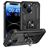 Mobigear Armor Ring iPhone 15 Hårdt Bagsidecover Stødsikkert med ringholder - Sort