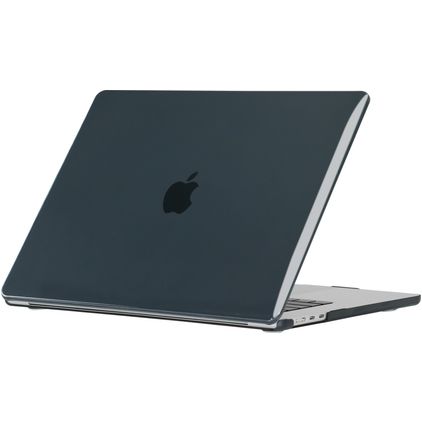 Mobigear Glossy MacBook Air 15 palců (2023-2026) Pevný skořepinový kryt na MacBook - Černá - Model A2941 / A3114 / A3241 / A3448