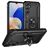 Mobigear Armor ring Samsung Galaxy A16 Funda Plástico rígido Carcasa Antigolpes con anillo - Negro