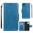 Mobigear Flowers iPhone 11 Wallet case - Blue