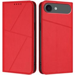 Mobigear Frosted Flip iPhone Air Knížkové pouzdro Peněženka - Červená