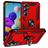 Mobigear Armor Ring Samsung Galaxy A35 Hardcase Back cover Antiurto con anello - Rosso