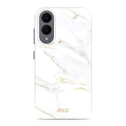 MIO Samsung Galaxy S25 Edge MagSafe Hardcase Back cover - White Marble