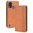 Mobigear Sensation Nokia G11 Plus Wallet case - Cognac