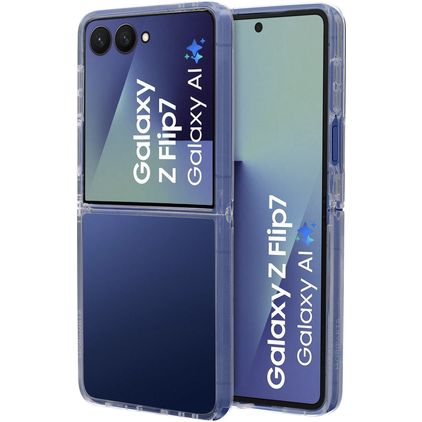 Mobiparts Hardcover Transparente Samsung Galaxy Z Flip 7 MagSafe Plástico rígido Capa traseira - Transparente