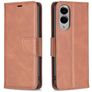 Mobigear Excellent Samsung Galaxy S25 Edge Pungetui med Seddelrum - Brun