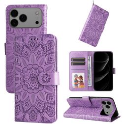 Mobigear Sunflower iPhone 18 Pro Max Funda tipo libro Cartera - Morado