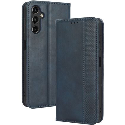 Mobigear Sensation Samsung Galaxy A14 Etui z klapką typu portfel - Niebieski
