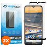 Mobigear Premium Nokia 5.3 Tempered Glass Screen Protector - Case Friendly - Black (2-Pack)