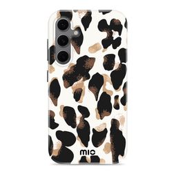 MIO Samsung Galaxy S24 FE MagSafe Plástico rígido Capa traseira - Leopard