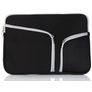 Mobigear Double Zipper Neopren Laptop Fodral (max 27 cm x 36 cm) Laptopfodral - Svart