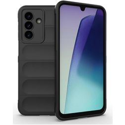 Mobigear Bumpy Samsung Galaxy A17 TPU flexível Capa traseira - Preto