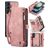 CaseMe 008 Samsung Galaxy S23 FE Case Detachable 2-in-1 Wallet Case Wallet - Pink