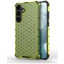 Mobigear Honeycomb Samsung Galaxy S24 Plus Funda Plástico rígido Carcasa Antigolpes - Verde