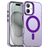 Mobigear Shockproof iPhone 18 MagSafe Kova Suojakuori - Violetti