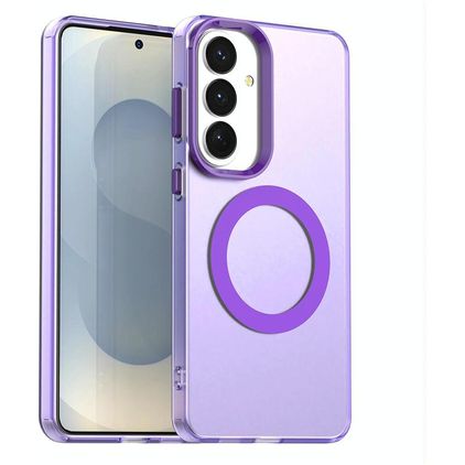 Mobigear Shockproof Samsung Galaxy S26 Plus MagSafe Plástico rígido Capa traseira - Roxo