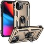 Mobigear Armor Ring iPhone 14 Fodral Hårdplast Skal Stötsäkert med ringhållare - Guld