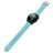 Mobigear Bumpy Silicone Smartwatch Strap Buckle closure - 22 mm - Blue
