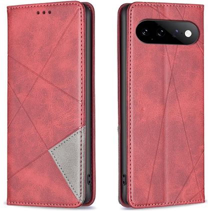Mobigear Rhombus Slim Google Pixel 11 Pro Wallet case - Red