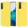Mobigear Rubber Touch Samsung Galaxy S21 Silikon Skal - Gul