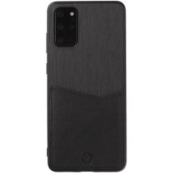 Valenta Card Slot Samsung Galaxy S20 Plus Ægte læder Bagsidecover med kortholder - Sort