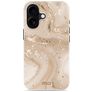 MIO iPhone 16 MagSafe Plástico rígido Capa traseira - Gold Marble