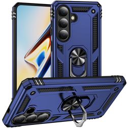 Mobigear Armor ring Samsung Galaxy S26 Hard Case Back cover Shockproof with Ring Holder - Blue