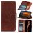 Mobigear Classy iPhone 13 Pro Max Wallet case - Brown