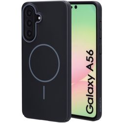Mobiparts Slim Line Samsung Galaxy A56 MagSafe Funda Plástico rígido Carcasa - Onyx Black