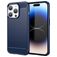 Mobigear Brushed Slim iPhone 15 Pro Max TPU flexível Capa traseira - Azul
