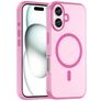 Mobigear Shockproof iPhone 16 MagSafe TPU flessibile Back cover - Rosa